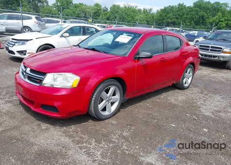 2013 Dodge Avenger Se z USA, uszkodzony, nr VIN 1C3CDZAB7DN538102